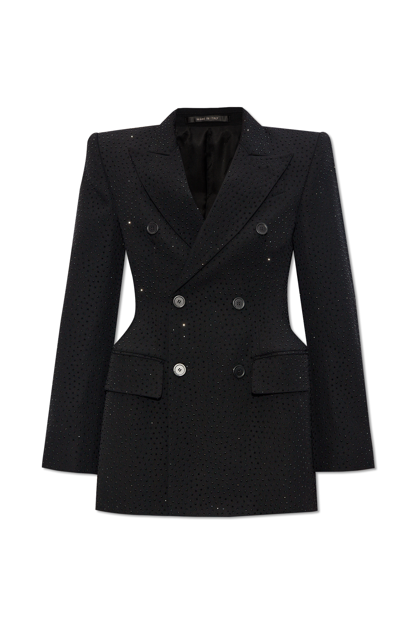 Black Rhinestone-embellished blazer Balenciaga - Vitkac AS